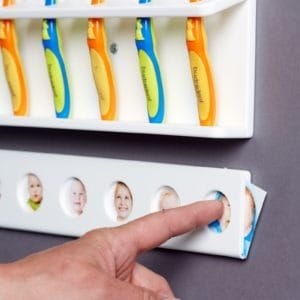 10er Bilderleiste für Zahnbürstenleiste