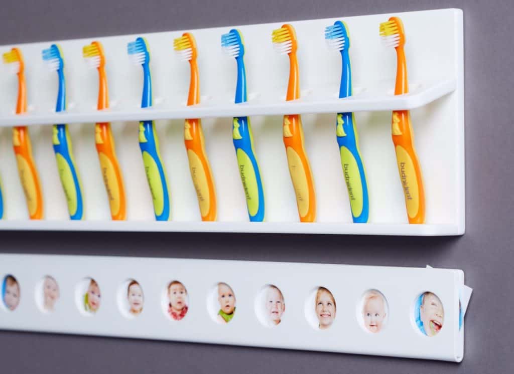 10er Bilderleiste für Zahnbürstenleiste
