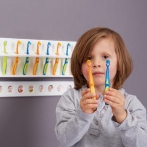 15er Bilderleiste für Zahnbürstenleiste